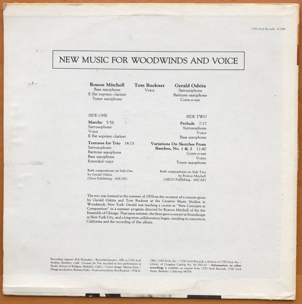 New Music For Woodwinds And Voice