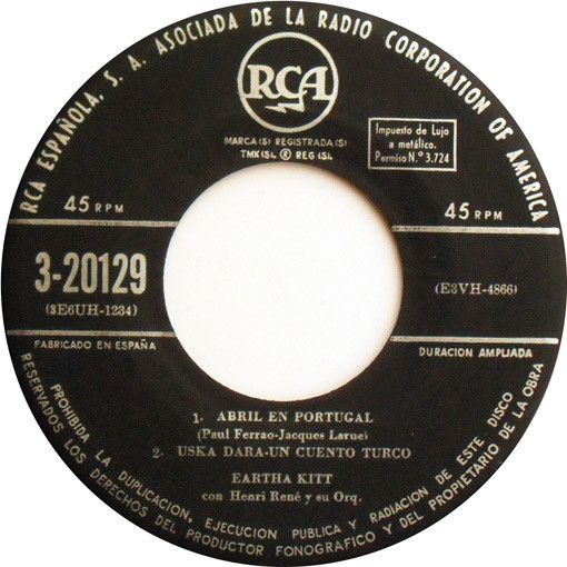 RCA Presenta A Eartha Kitt
