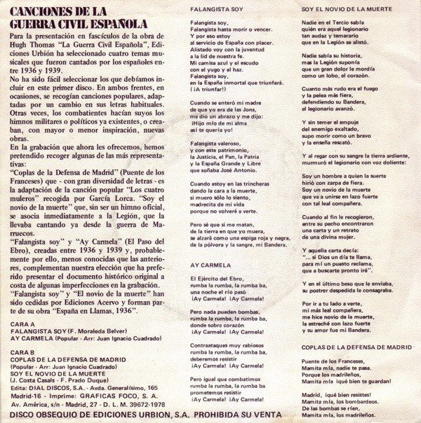 11223af348efb3434ca9b6c94b8346c2df316872_0_0.jpeg Canciones De La Guerra Civil Española