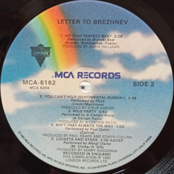 Letter To Brezhnev (From The Motion Picture Soundtrack)