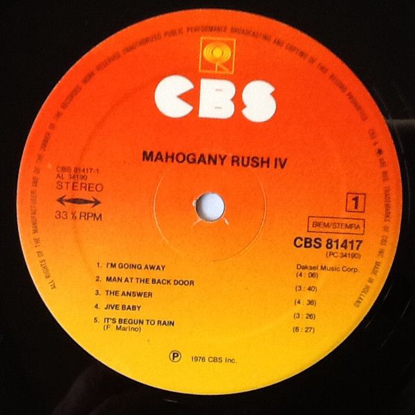 Mahogany Rush IV