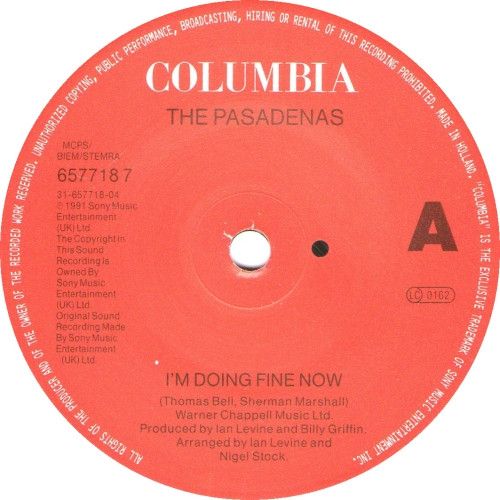 I'm Doing Fine Now