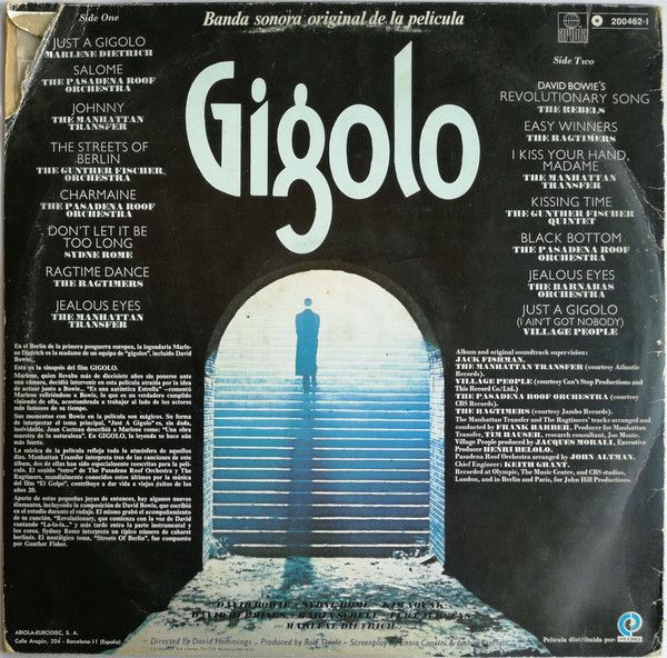 Gigolo (Banda Sonora Original De La Película)