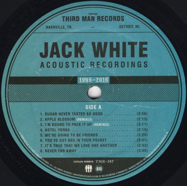 Acoustic Recordings 1998-2016