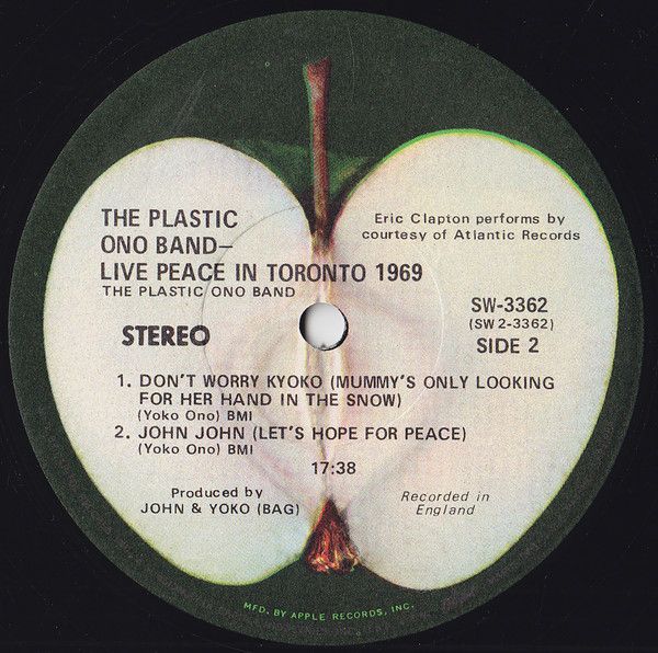 Live Peace In Toronto 1969