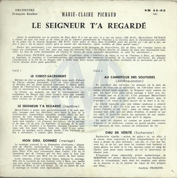 Le Seigneur T'a Regardé