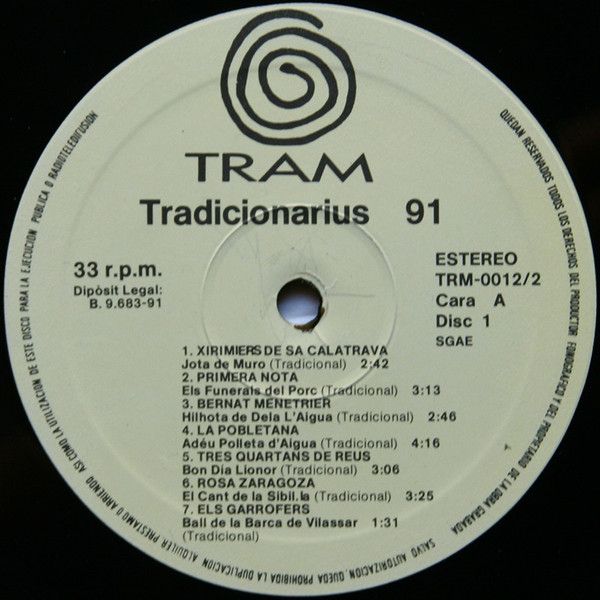 Tradicionàrius (4rt. Cicle De Concerts De Música Tradicional I Popular)