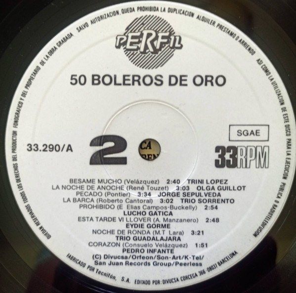 50 Boleros De Oro