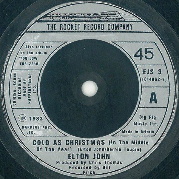 Cold As Christmas (In The Middle Of The Year) / Crystal