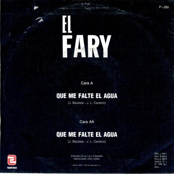 Que Me Falte El Agua