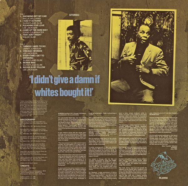 I Didn't Give A Damn If Whites Bought It! - The Ralph Bass Session Vol. 4