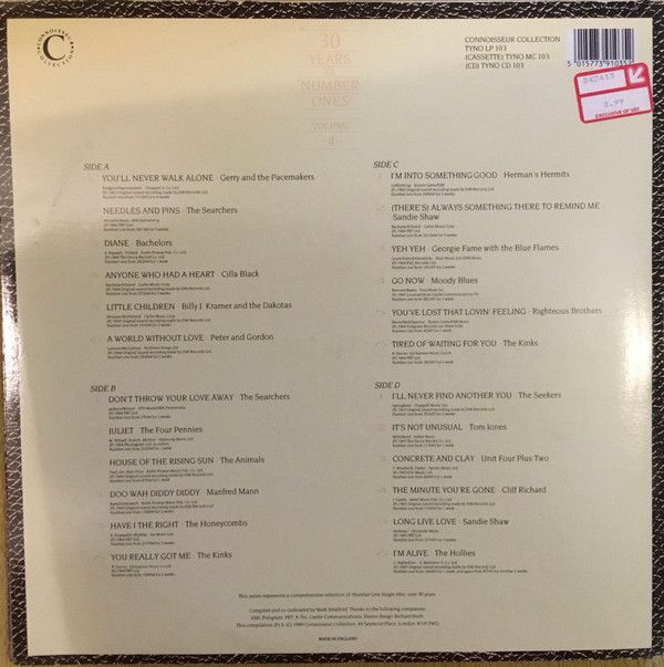 30 Years Of Number 1's Volume 4