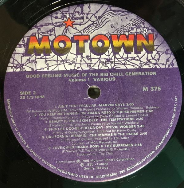 Good Feeling Music Of The Big Chill Generation (Volume 1)