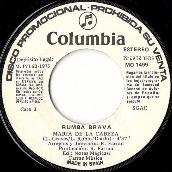 Señorito Paco / Maria De La Cabeza