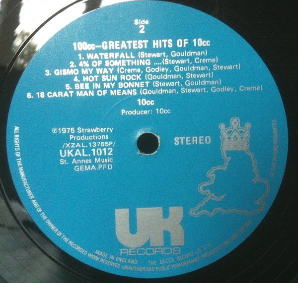 100cc - Greatest Hits Of 10cc