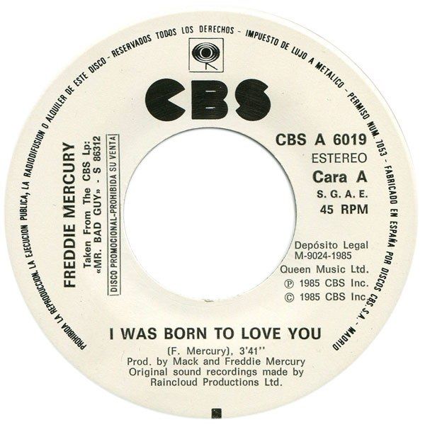 I Was Born To Love You