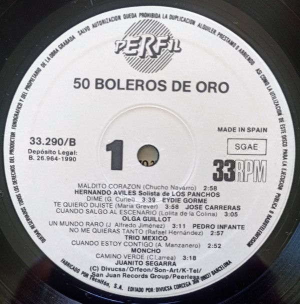 50 Boleros De Oro