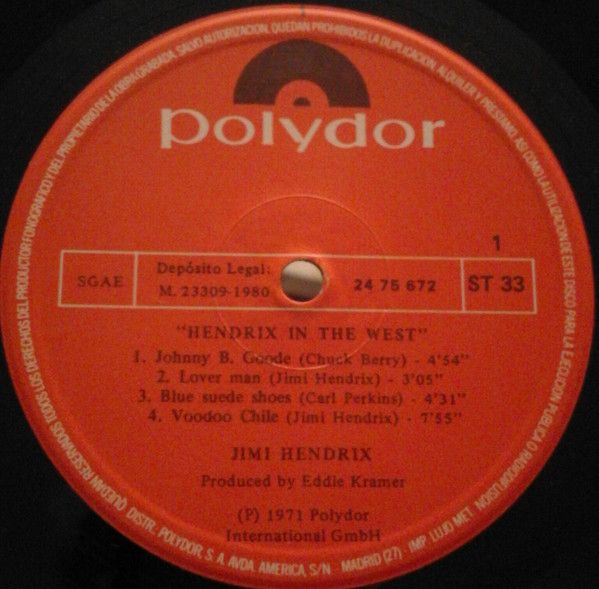 Hendrix In The West