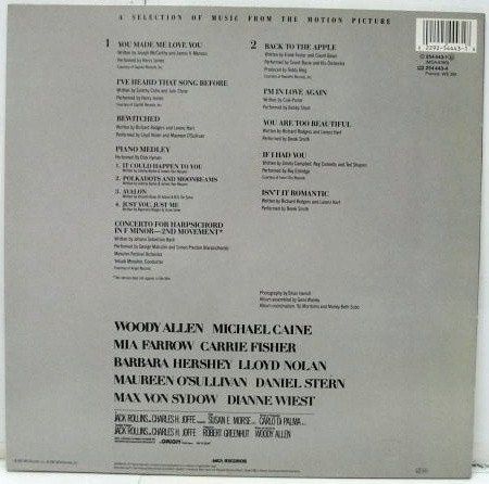 Hannah And Her Sisters (A Selection Of Music From The Motion Picture)