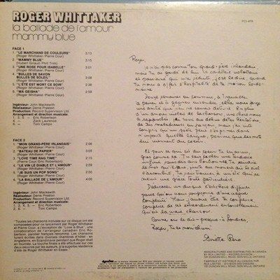 La Ballade De L'Amour Et Mammy Blue
