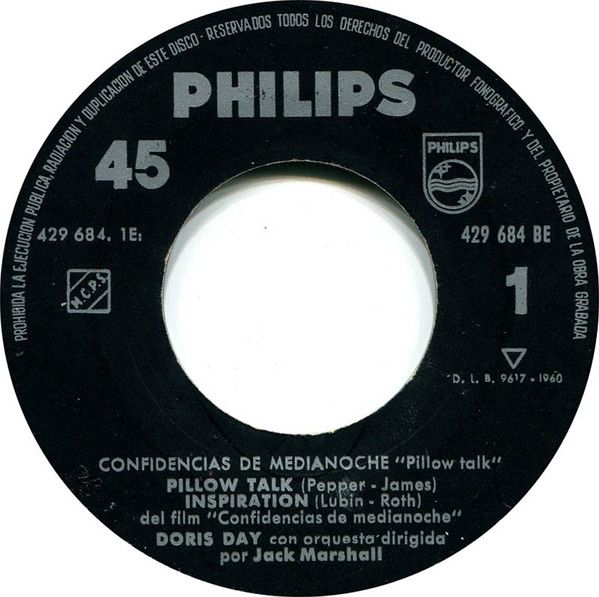 Canta Temas Del Film "Confidencias De Medianoche" (Pillow Talk)