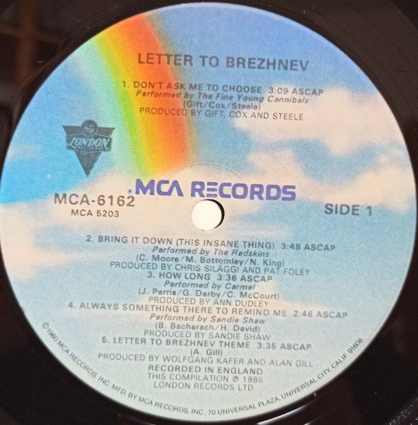 Letter To Brezhnev (From The Motion Picture Soundtrack)