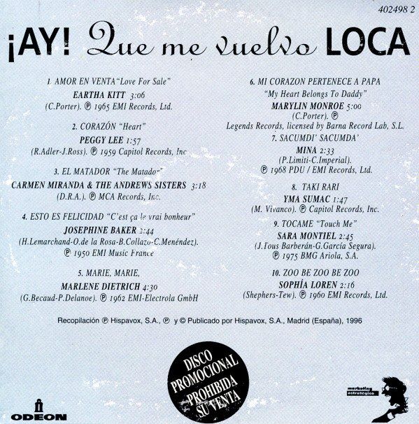 ¡Ay! Que Me Vuelvo Loca