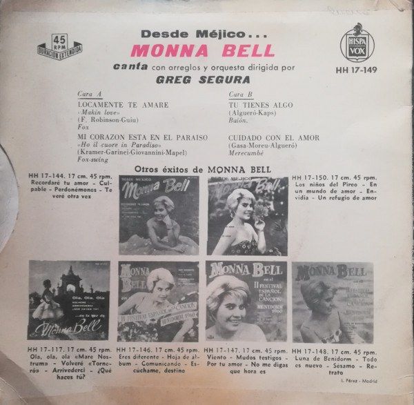 Desde Mejico Monna Bell Canta