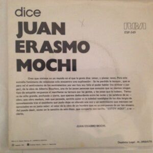 Dice Juan Erasmo Mochi Dice Alberto Bourbon