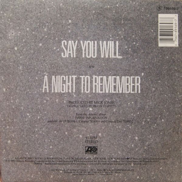 Say You Will