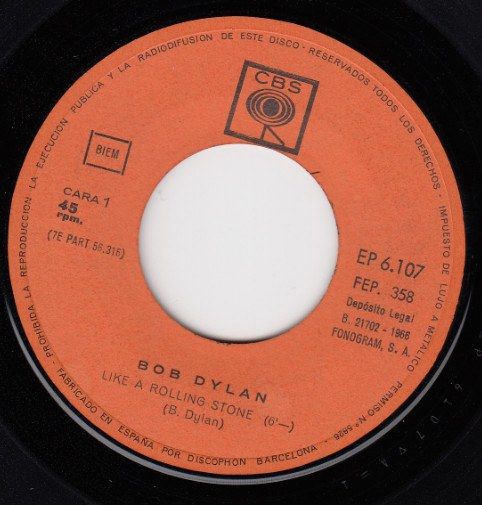Like A Rolling Stone / Gates Of Eden