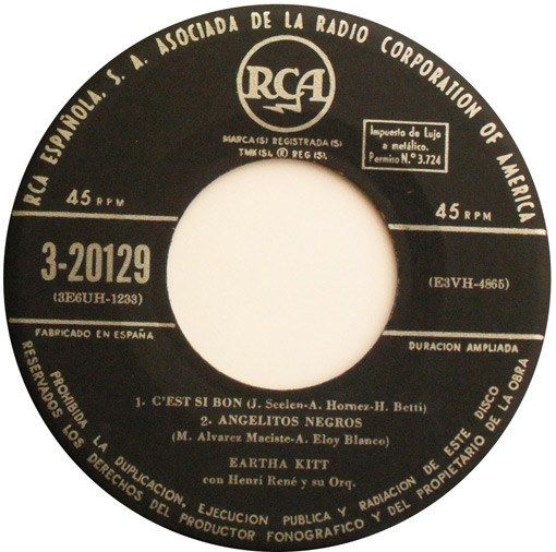 RCA Presenta A Eartha Kitt