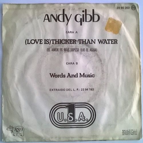 Love Is Thicker Than Water = El Amor Es Más Espeso Que El Agua