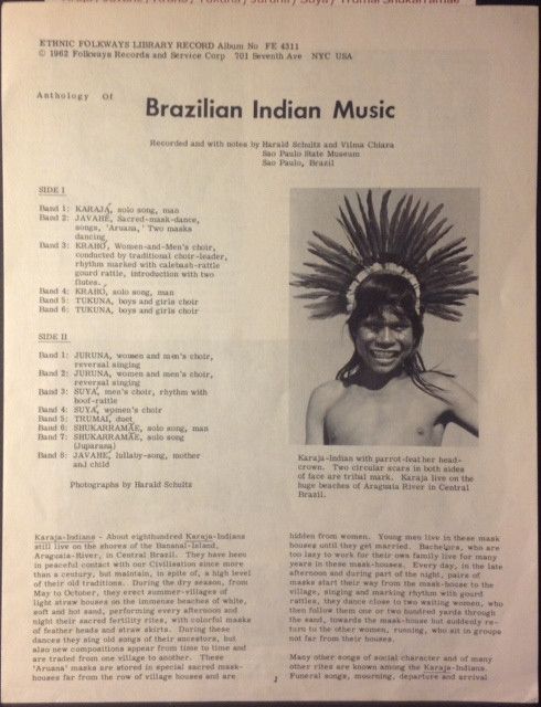 Anthology Of Brazilian Indian Music