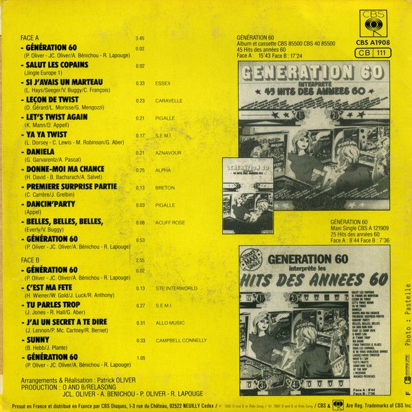 Hits Des Années 60