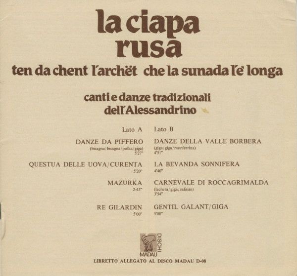 Ten Da Chent L'Archët Che La Sunada L'è Longa