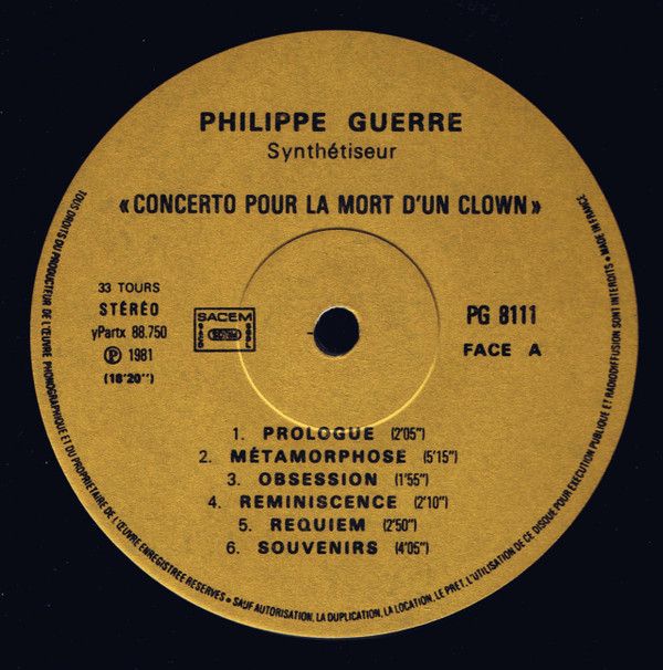 Concerto Pour La Mort D'Un Clown