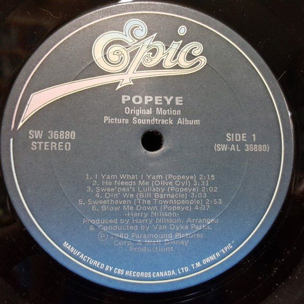Popeye - Original Motion Picture Soundtrack Album
