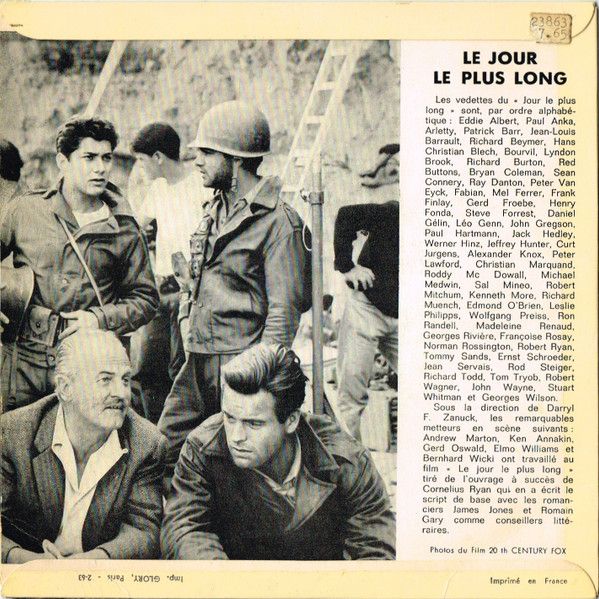 Le Jour Le Plus Long (Bande Originale Du Film)