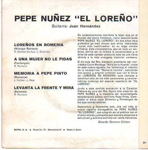 751815bf0ef594c55dcbd25ae7e52df6889ae78a_0_0.jpeg Loreños En Romería / A Una Mujer No Le Pidas/ Memoria A Pepe Pinto / Levanta La Frente Y Mira