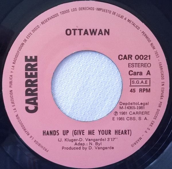 Hands Up (Give Me Your Heart)