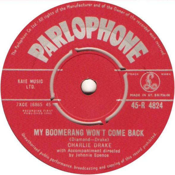 My Boomerang Won't Come Back / She's My Girl