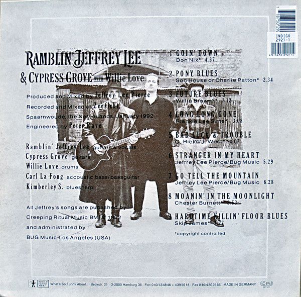 Ramblin' Jeffrey Lee & Cypress Grove With Willie Love