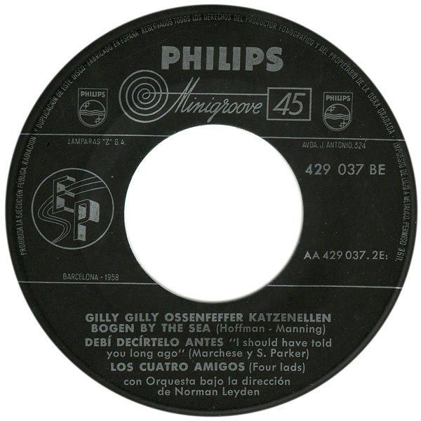 Skokiaan / Istanbul  / Gilly Gilly Ossenfeffer Katzenellen Bogen By The Sea / Debí Decírtelo Antes