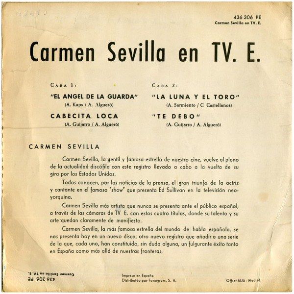 Carmen En TV. E.