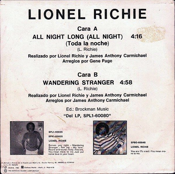 All Night Long (All Night) = Toda la Noche