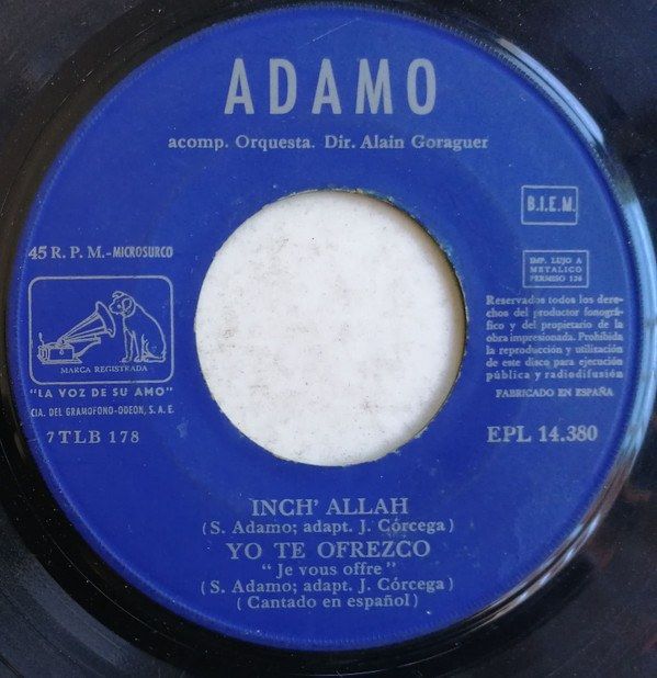 89f59f06b6fa8b95f4ac15f7b322c183a214495a_0_0.jpeg Canta En Español: Nuestra Novela / Muy Juntos / Inch' Allah / Yo Te Ofrezco