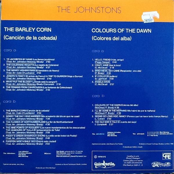 The Barley Corn / Colours Of The Dawn