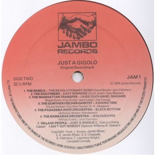 Just A Gigolo - The Original Soundtrack