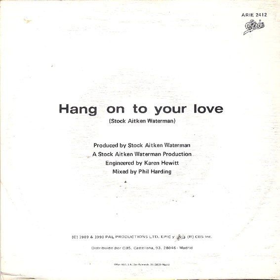 Hang On To Your Love